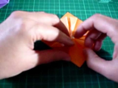 Origami flower, nice for gift wrapping embellishment