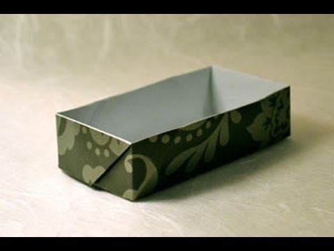 Origami Rectangular Box Instructions: www.Origami-Fun.com