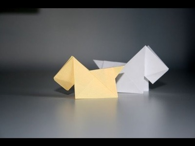Origami tutorial - Scottish terrier