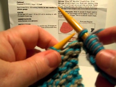 Quick Knit Slippers #3 - Adding Stitches