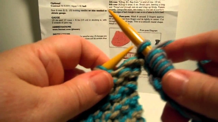 Quick Knit Slippers #3 - Adding Stitches