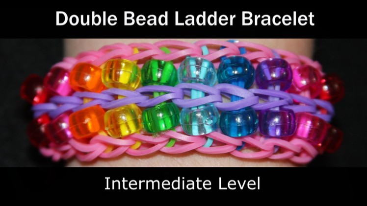 Rainbow Loom® Double Bead Ladder Bracelet