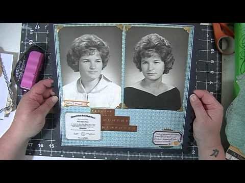 Scrapbooking Process Video: Scrapping Vintage Photos Video One
