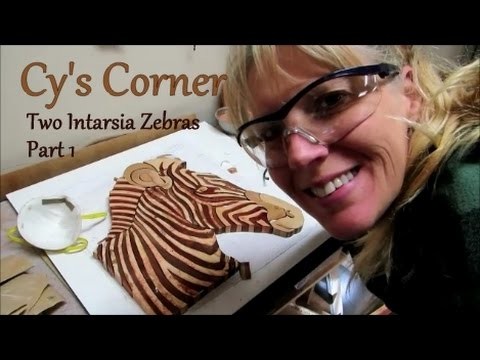 Two Intarsia Zebras, part 1