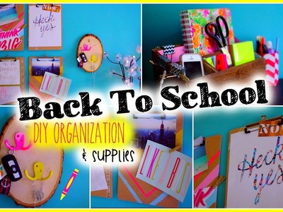 Back to School: DIY Organization & Supplies