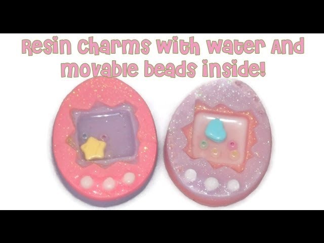 Craft Update : Resin Pendants with Water and Movable Beads Inside!