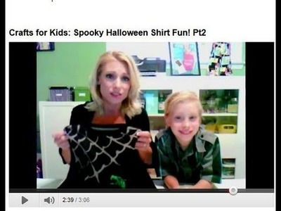 Crafts for Kids: Spooky Halloween Shirt Fun!