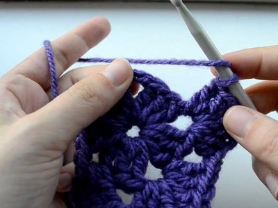 Crochet Lessons - How to crochet a pentagon or a 5 sided granny motif
