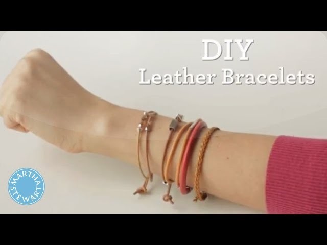 DIY Bohemian Leather Bracelet - Martha Stewart