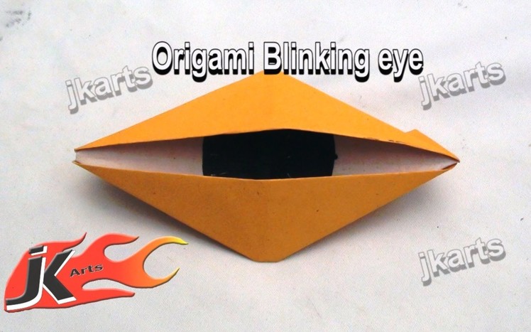 DIY How to make Blinking eye | Origami - JK Arts 087