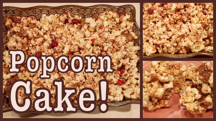 DIY How to Make Popcorn Cake!