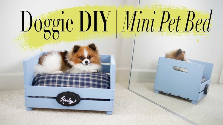 DIY Mini Dog. Cat Bed | Super EASY | ANNEORSHINE