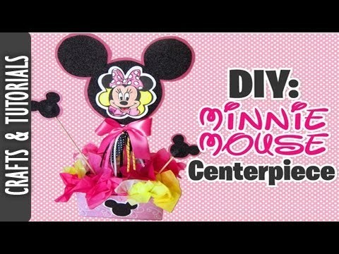 DIY: Minnie Mouse Centerpiece (EASY TUTORIAL)