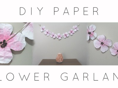 DIY Paper Flower Garland
