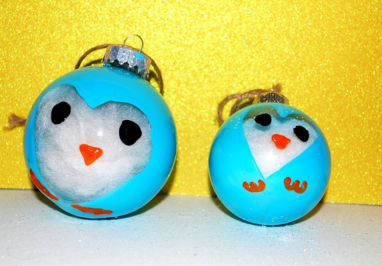 DIY Penguin Ornaments! DIY CHRiSTMAS ORNAMENTS for kids