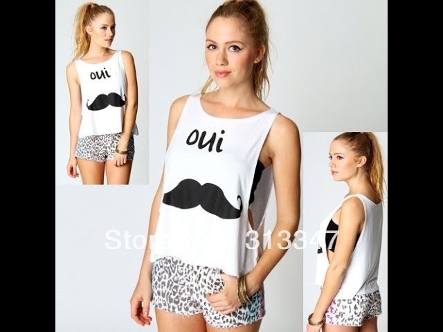 D.I.Y. Printed Tank Top using Transfer paper