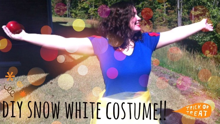 DIY Snow White Halloween Costume!
