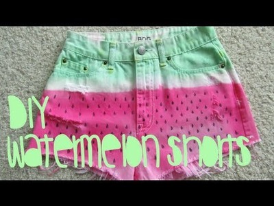 DIY: Watermelon Shorts