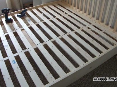 DIY: Wooden Bed Frame.  (Pine)