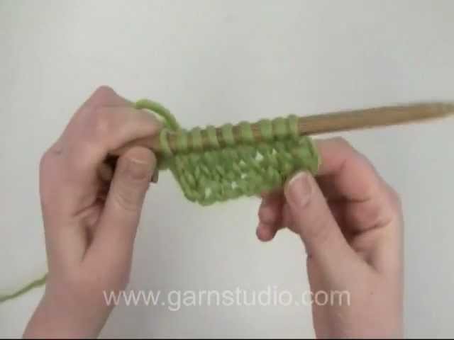 DROPS Knitting Tutorial: How to cast on with one thread