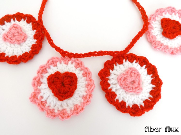 Episode 173: How To Crochet the Ruffle Heart Garland