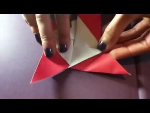 Folding Bright Star Valentine Origami Puzzle Purses - Envelopes