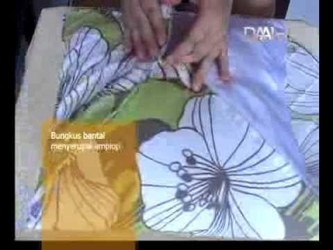 House & Living : DIY - Membuat Sarung Bantal