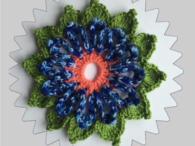 How to Crochet a Flower Pattern #54 │by ThePatterfamily
