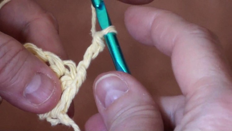 How to do a Faux (no chain) Double Crochet