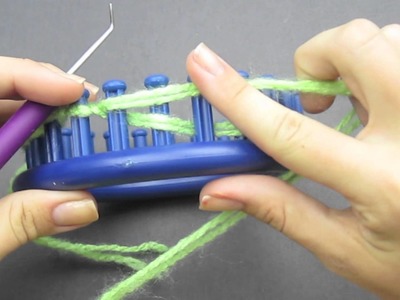 How to Drawstring Cast-On a Loom