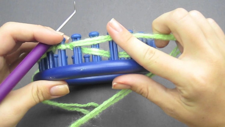 How to Drawstring Cast-On a Loom