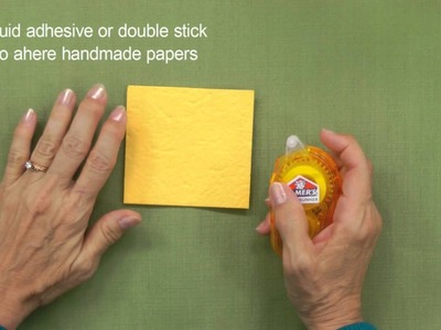 How to Glue Handmade Paper