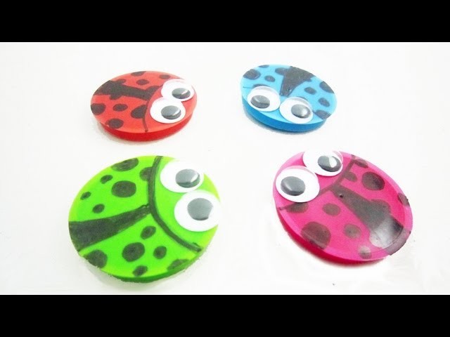 How to make a lady bug magnet - EP