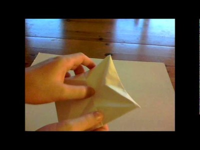 How to make an origami triangle pod