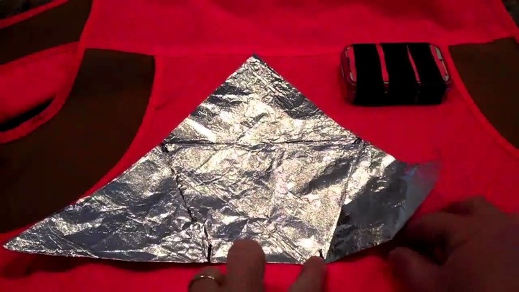 How to Survival Origami: Make a water container from aluminum foil