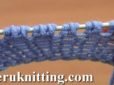 Increase Purl 1 Yarn Over Purl 1 Tutorial 8 Part 10 of 14 Five-Stitches Increase Into Same Stitch