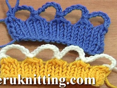 Knit Crochet Bind Off Cast Off Tutorial 7 Part 9 of 12 Foundation for Crochet Edging