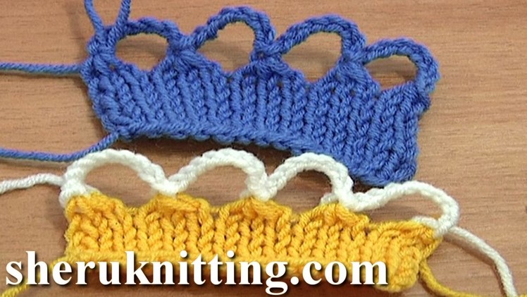 Knit Crochet Bind Off Cast Off Tutorial 7 Part 9 of 12 Foundation for Crochet Edging
