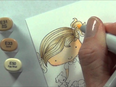 Little Darlings Copic Colouring for Scrapbook Boutique!