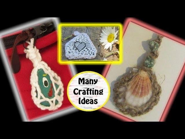Lots of Craft Ideas For: Wind Chimes, Painted Rocks, Seashells, Coins