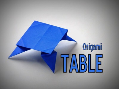 Origami - How to make a TABLE