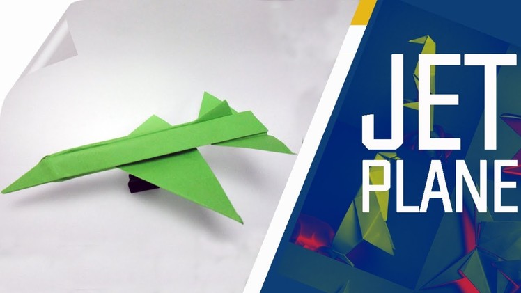 Origami - How To Make An Easy Origami Jet Plane