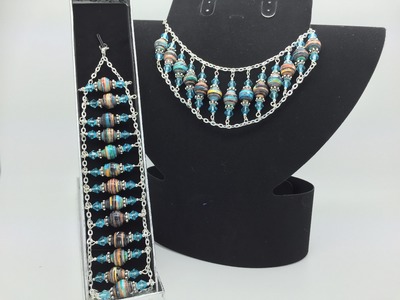 Prandski Presents: Schhhamazing Paper Bead Necklace & Bracelet