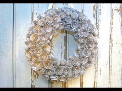 Recycled Book Wreath Tutorial