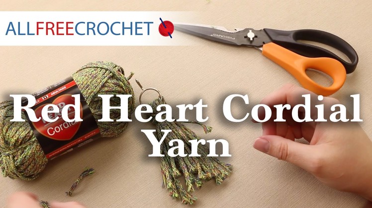 Red Heart Cordial Yarn + Free Tutorial