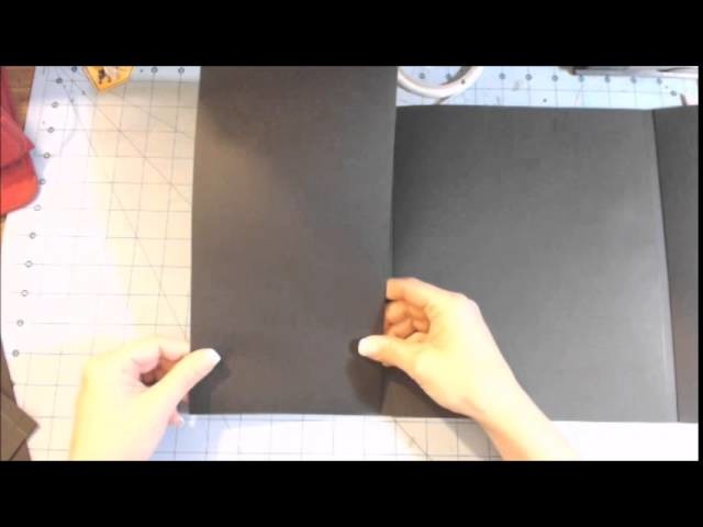 Scrapbook folder folio tutorial part 1