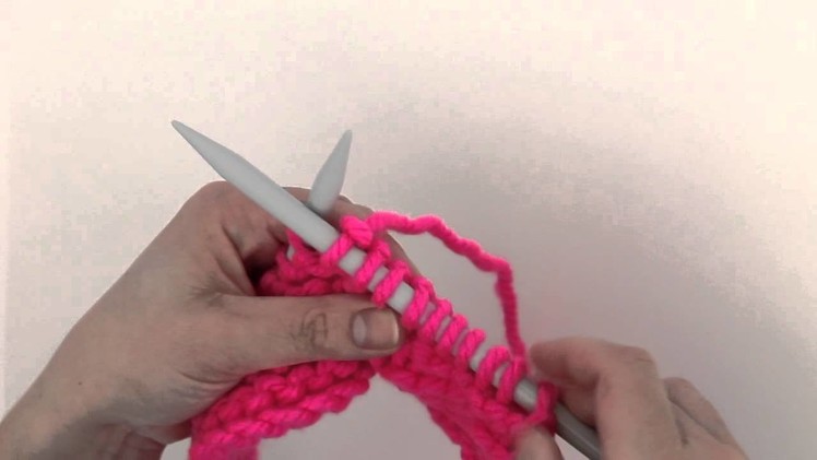 The Knit Stitch Tutorial