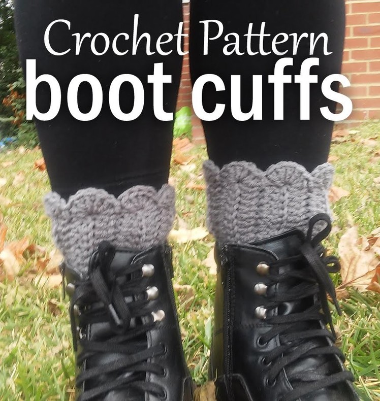 Vol 21 - Crochet Patterns - How to crochet BOOT CUFFS