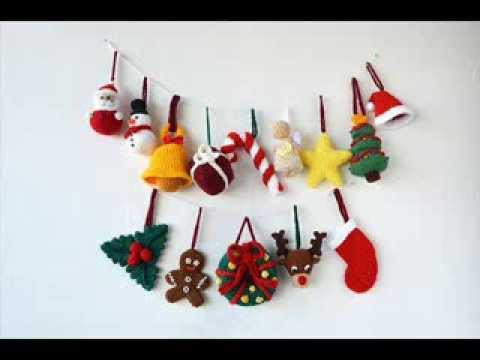 14 Christmas Ornaments - Crochet Christmas Decorations - Pattern Presentation