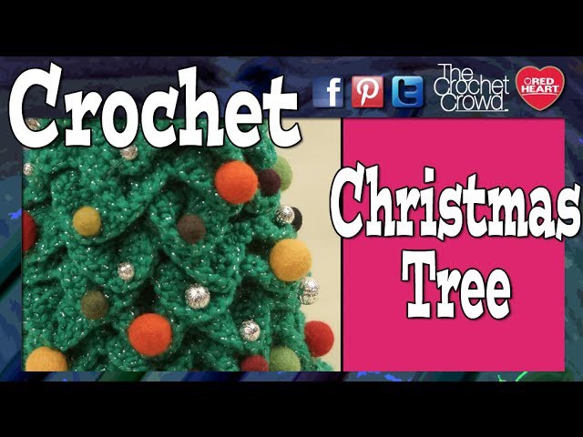 16" Mini Crochet Christmas Trees